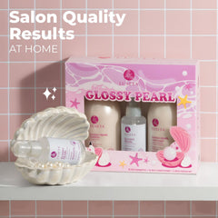 Luseta Glossy Pearl Conditionneur: flacon hydratant pour cheveux doux et démêlés faciles