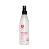 Luseta Glossy Pearl Leave-In Conditioner bottle pour adds shine and moisture.