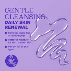 Luxurious Luseta lather showing rich, moisturizing foam for skin hydration.