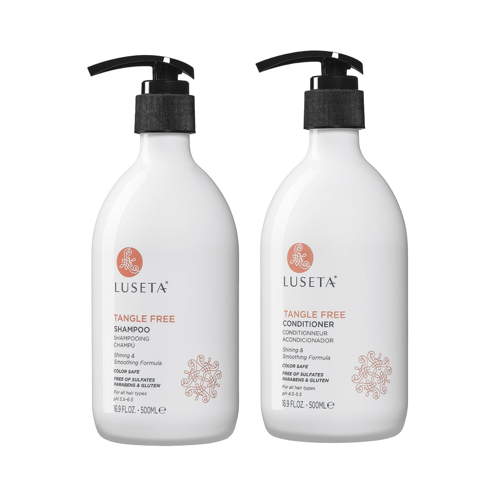 Luseta Shampoing Démêlant, bouteille pratique, démêle rapidement les cheveux