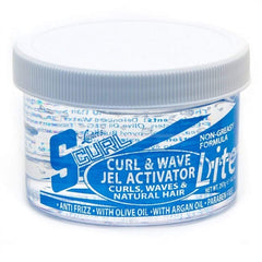 Luster's S Curl Lite Wave Jel Activator, bouteille prête pour définition sans gras et brillance légère