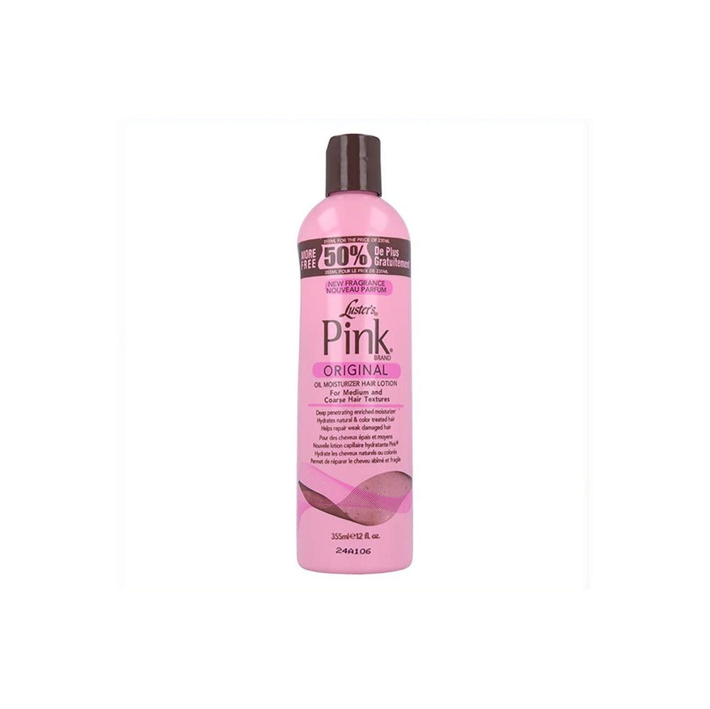 Lustre Lotion huile rose pour cheveux, protection contre la casse et les pointes.