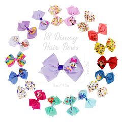 LUV HER: barrettes Disney personnages préférés, couleurs variées pour toutes les tenues.