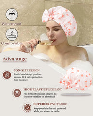 Capuchon douche Luvruitaky imperméable extérieur oxford, protection fiable au quotidien.