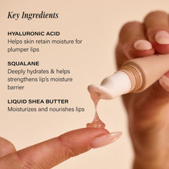 Lux Unfiltered N°15, hyaluronique et squalane pour lèvres douces et rebondies.