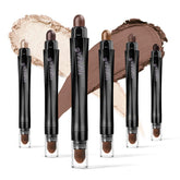 Luxaza ombre-stick ensemble 6pcs taupe-mauve pour un regard naturel et durable.