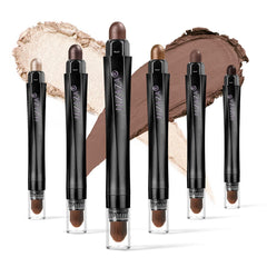 Luxaza ombre-stick ensemble 6pcs taupe-mauve pour un regard naturel et durable.