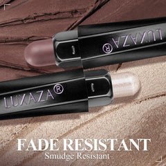 LUXAZA PRO pinceau intégré doux et synthétique pour un mélange sans bavures.
