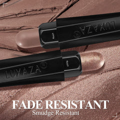 LUXAZA crayon marron fonce pour definir le regard avec precision.