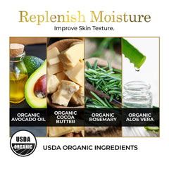LUXEBEAUTY LuxeLotion – ingrédients organiques nourrissants pour tous les types de peau