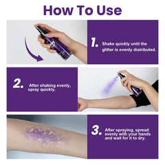 Luxfume spray paillettes cheveux pour un look scintillant qui dure.