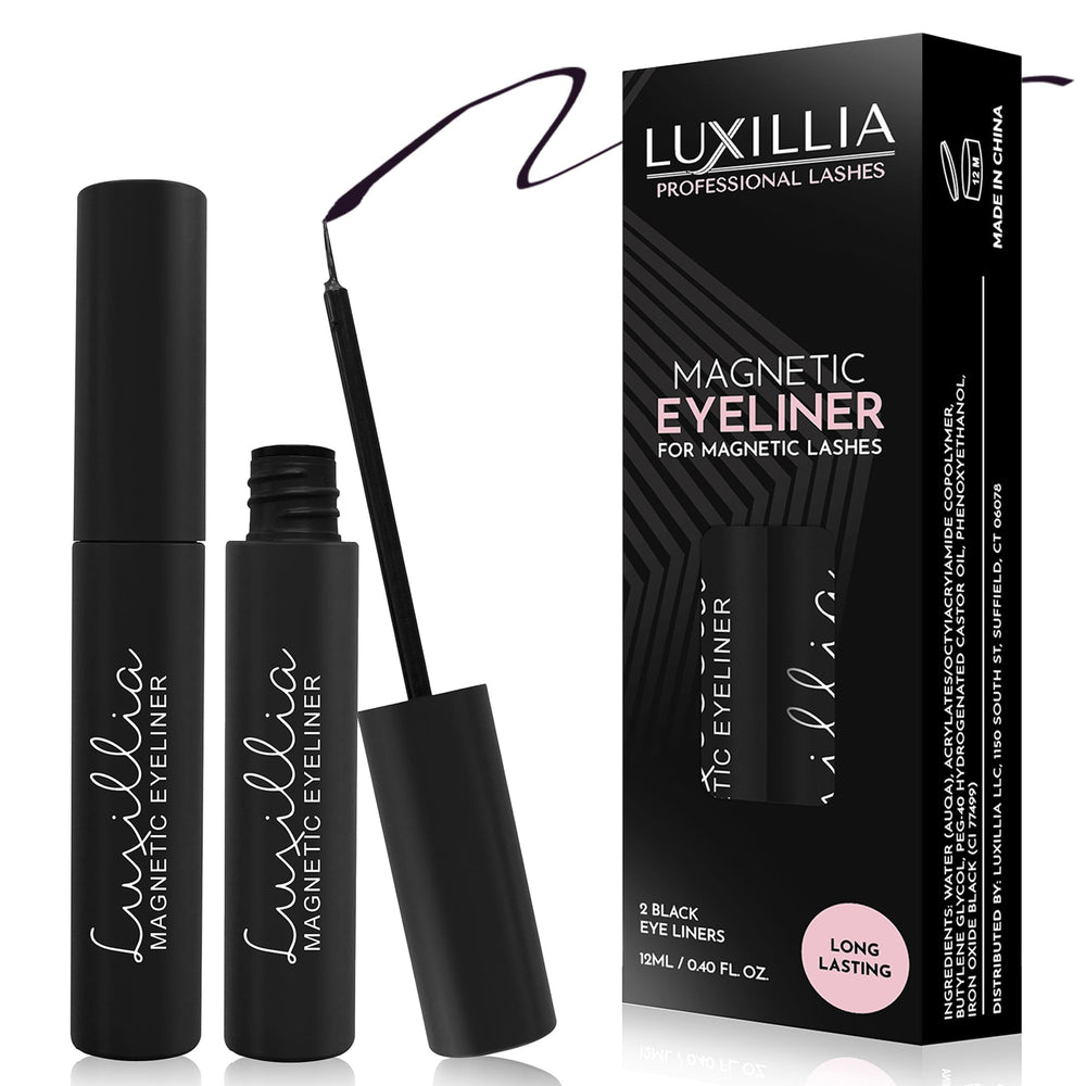 Luxillia Eyeliner Magnétique - bouteille noire pour une application précise et durable