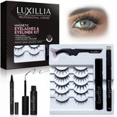 Luxillia kit cils magnetiques 8 pièces : ensemble complet pour un regard naturel et facile à poser