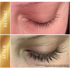 Luxros Sérum Cils: application sur les cils pour une meilleure définition.