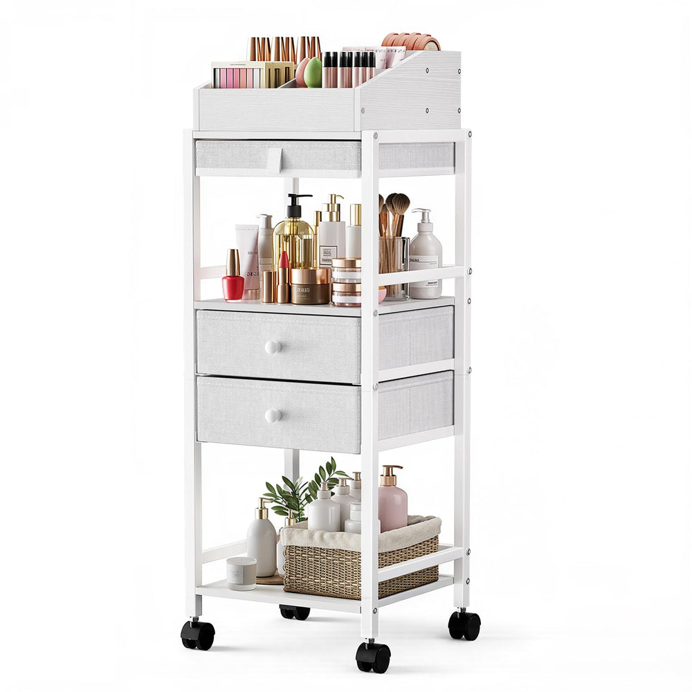Luxspire chariot organisateur maquillage tiroirs: rangement pratique et accessible pour vos produits