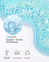 Luxtude masque yeux réglable: sangle élastique et velcro pour toutes les têtes.