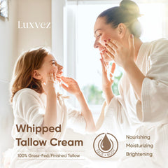 Luxvez crème au suif de bœuf texture-mousse, absorption rapide.