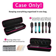 LVKAYCE intérieur avec poches zippées pour accessoires Revlon One-Step