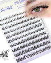 Lvmixwig groupes de cils 8-12mm naturels: regard discret et pose rapide