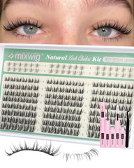 Kit cils-naturels Lvmixwig: ensemble complet pour un regard naturel sans effort.