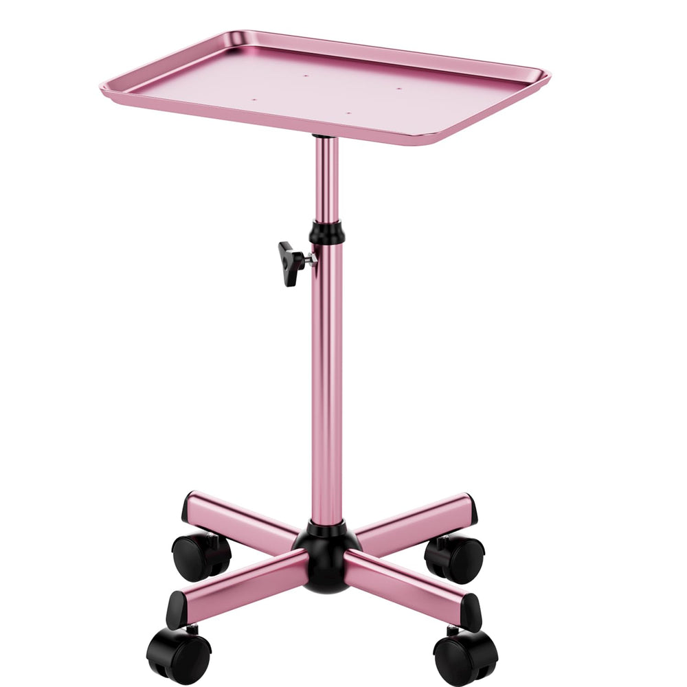 LWADALN chariot salon rose avec mobilité fluide pour les services beauté