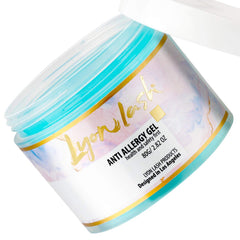 Lyon Lash Gel anti-allergie, bocal fermé capturant les fumées.