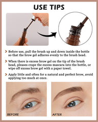 LYSdefeu brosse sourcils spiral facilite l'application et le remplissage.