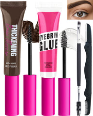 LYSdefeu Brow Gel Kit Espresso: ensemble complet pour sourcils volumisés et naturels.