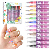 LZXLUKGIR: ensemble feutres pour art des ongles, douze couleurs.