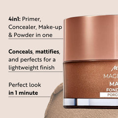 M. Asam Magic Finish Porcelain Teint Mousse – Texture soyeuse pour unifier le teint.