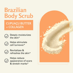 M3 Naturals gommage au Cupuaçu, beurre hydratant pour peau nourrie