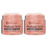 Gommage visage M3 Naturals au sel d'Himalaya pour une peau radieuse et douce.