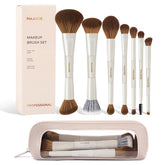 Ensemble MAANGE de pinceaux maquillage avec embouts doubles pour application polyvalente