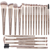 Ensemble MAANGE pinceaux maquillage 23 pièces, précision pour un fini naturel.