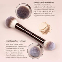 MAANGE pinceau fond de teint liquide poils ultra doux pour application fluide
