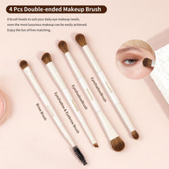 Pinceau poudre double face MAANGE pour fixation naturelle