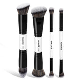 Pinceaux MAANGE double-face visages pour une finition naturelle et lisse.