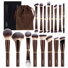 MAANGE pinceaux-maquillage-face: ensemble polyvalent, fini homogène et application précise.