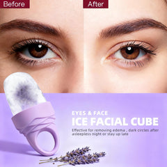 Rouleau Mabnuby menton-visage rose: contour et pores tonifiés.