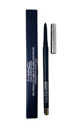 MAC Colour Excess Gel Crayon Yeux Glide Or Die noir carbone, tenue longue durée et résistant à l'eau sur les paupières