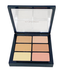 MAC palette anti-cernes et correcteurs, nuanciers précis pour camoufler des imperfections discrètement.