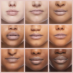 MAC Frost – rouge gel, rendu métallique sur les lèvres pour un look de défilé.