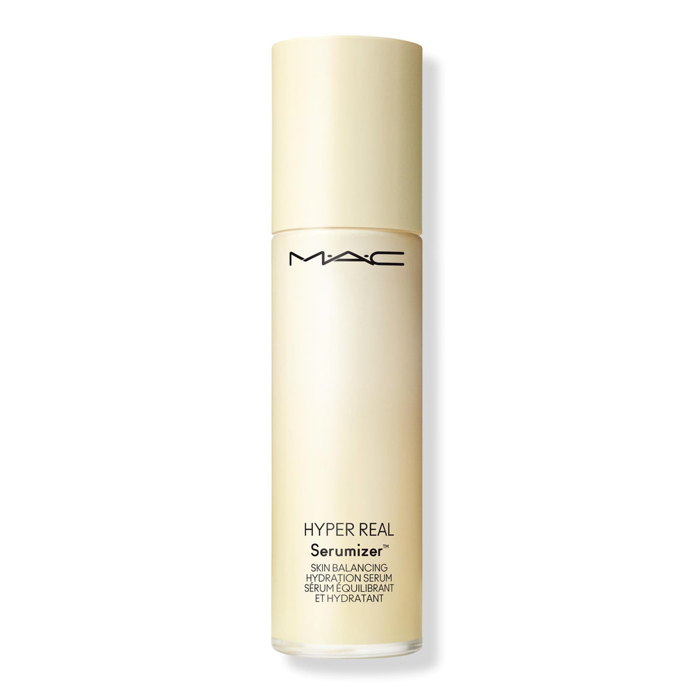 MAC Hyper Real Serumizer – Bouteille 50 ml prête à hydrater et lisser.