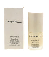MAC Hyper Real Serumizer, bouteille élégante offrant hydratation légère et éclat naturel.
