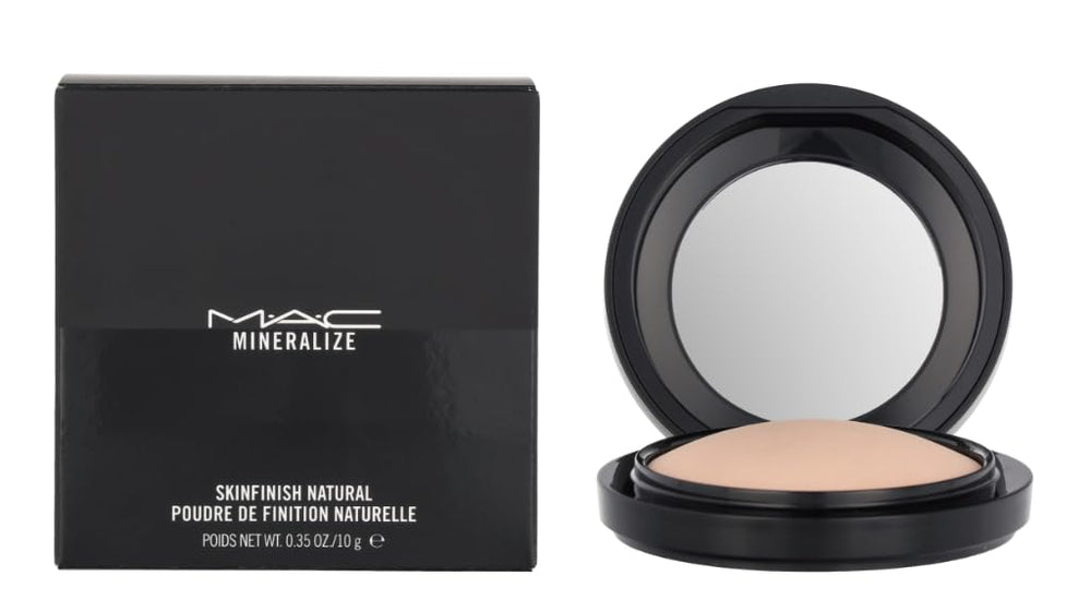 MAC Mineralize Skinfinish Natural: poudre visage compacte pour une finition naturelle et légère.