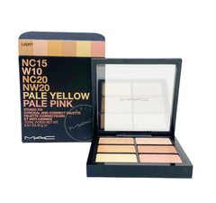 MAC palette anti-cernes et correcteurs Lumière, packaging élégant pour un teint homogène.