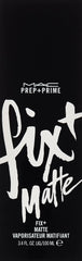 MAC Prep et Prime Fix Matte, fini clair adapté à toutes les carnations.