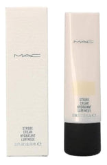 MAC Strobe Cream Goldlite : flacon brillant prêt pour un éclat naturel du teint