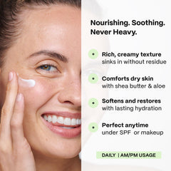Argan et peptides dans Mad Hippie Crème Visage pour tonifier la peau.