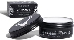 Mad Rabbit baume d'amélioration pour tatouage – application ciblée.